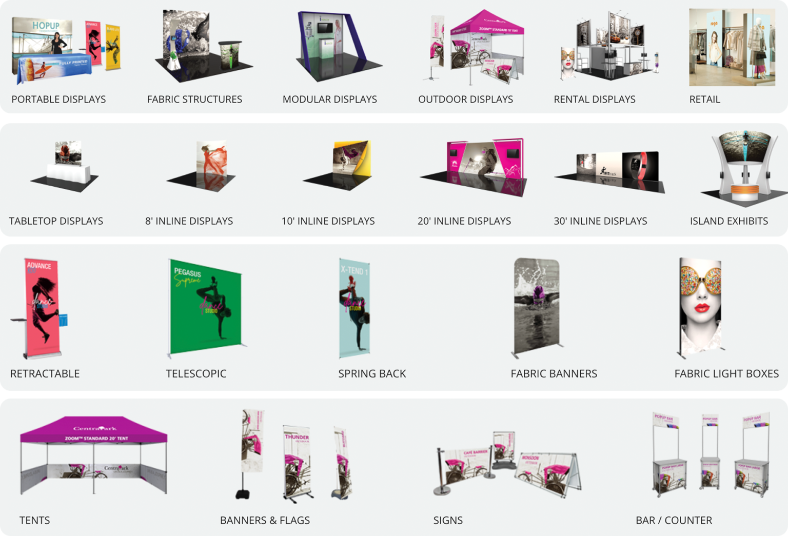 Vast Options for Custom Displays for Trade Show Booth Design and